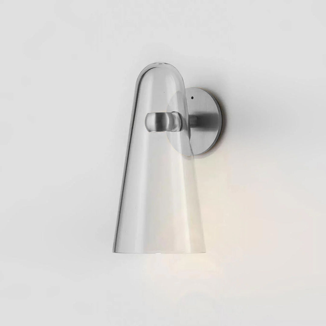 Konisk Glasvägglampa