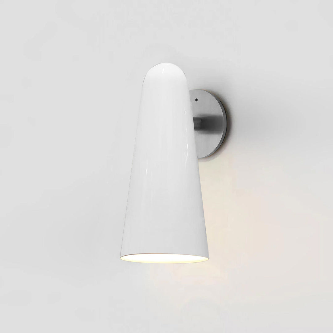 Konisk Glasvägglampa