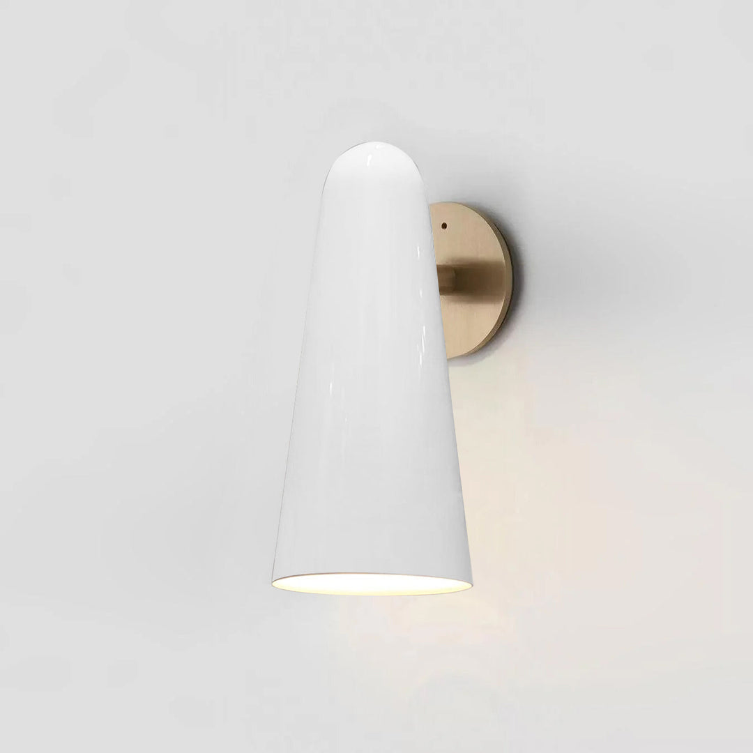Konisk Glasvägglampa