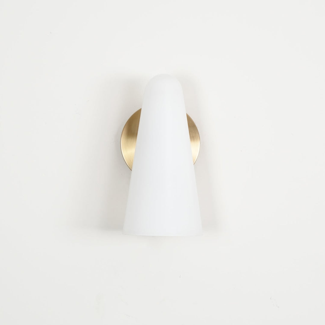 Konisk Glasvägglampa