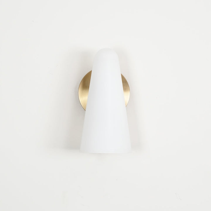 Konisk Glasvägglampa