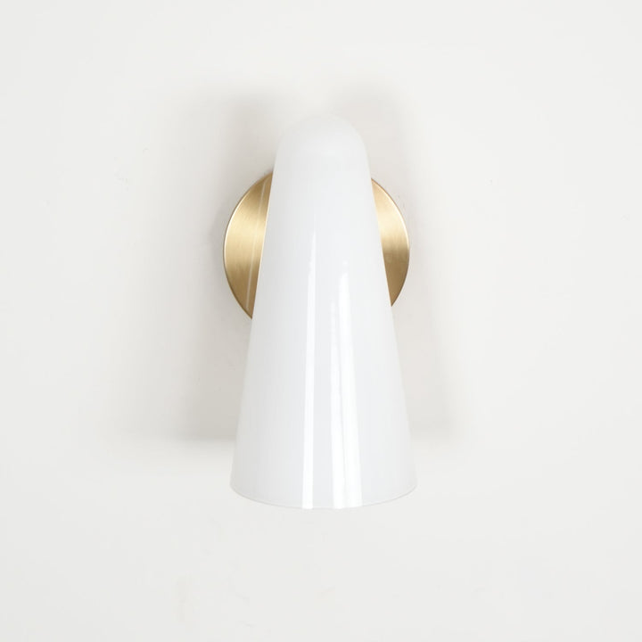 Konisk Glasvägglampa
