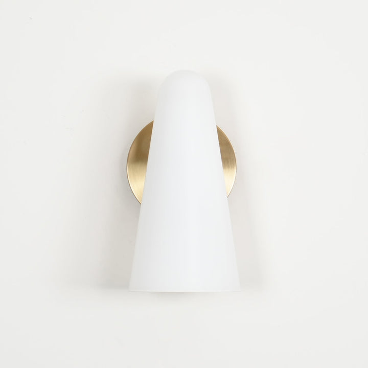 Konisk Glasvägglampa