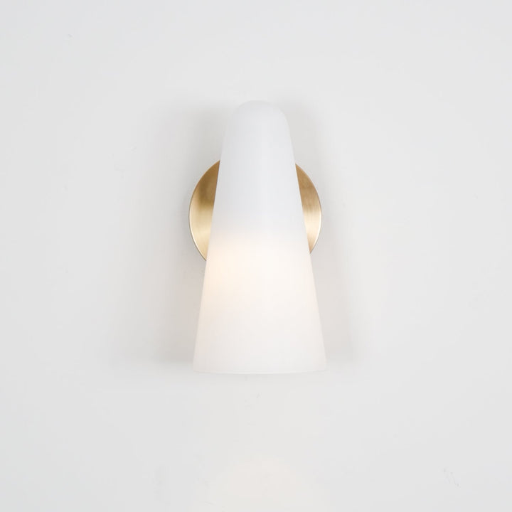 Konisk Glasvägglampa