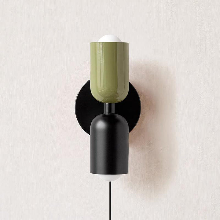 Couleur Dubbel Plug-In Vägglampa
