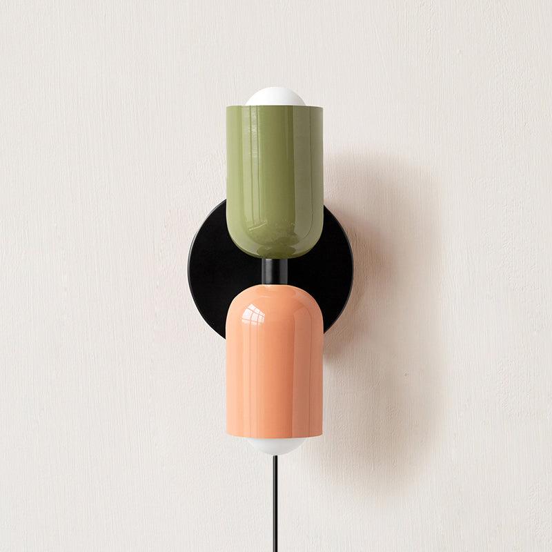 Couleur Dubbel Plug-In Vägglampa