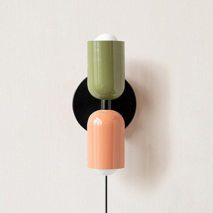 Couleur Dubbel Plug-In Vägglampa