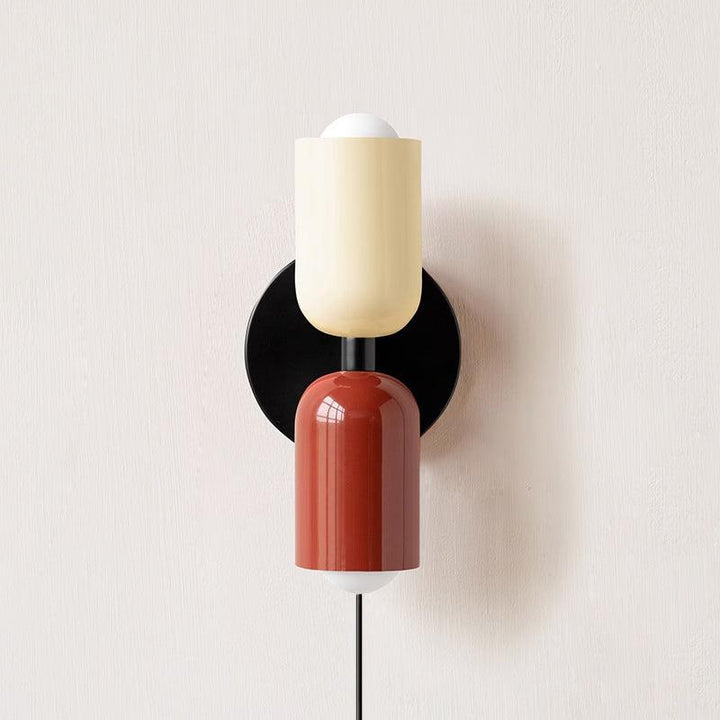 Couleur Dubbel Plug-In Vägglampa