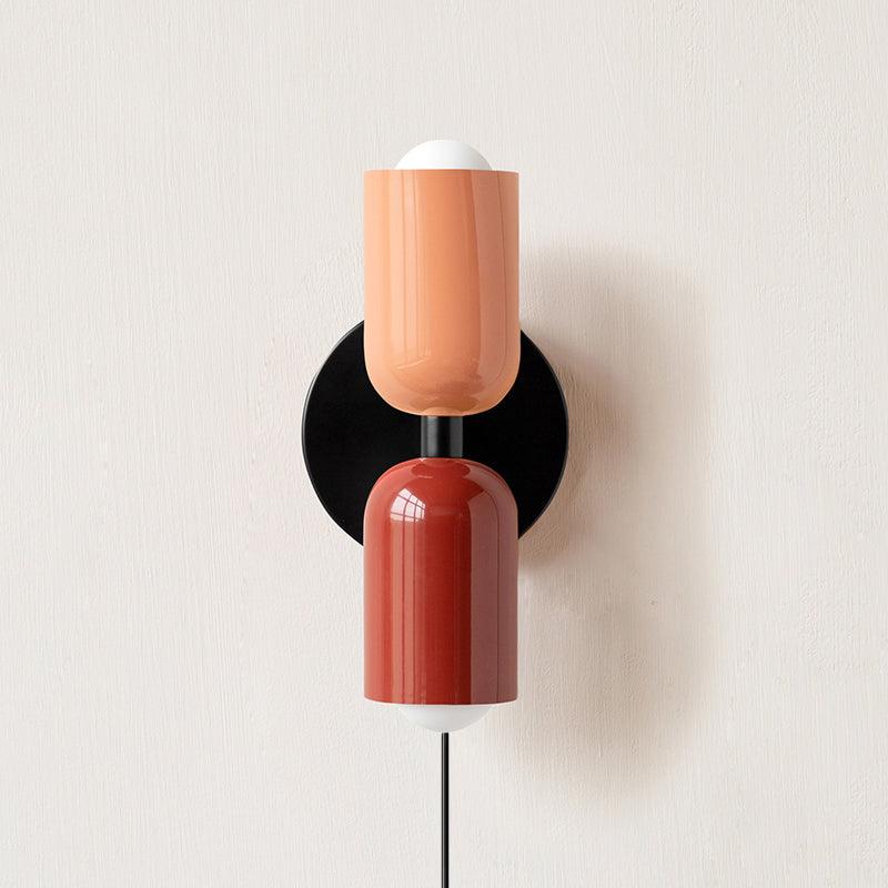 Couleur Dubbel Plug-In Vägglampa