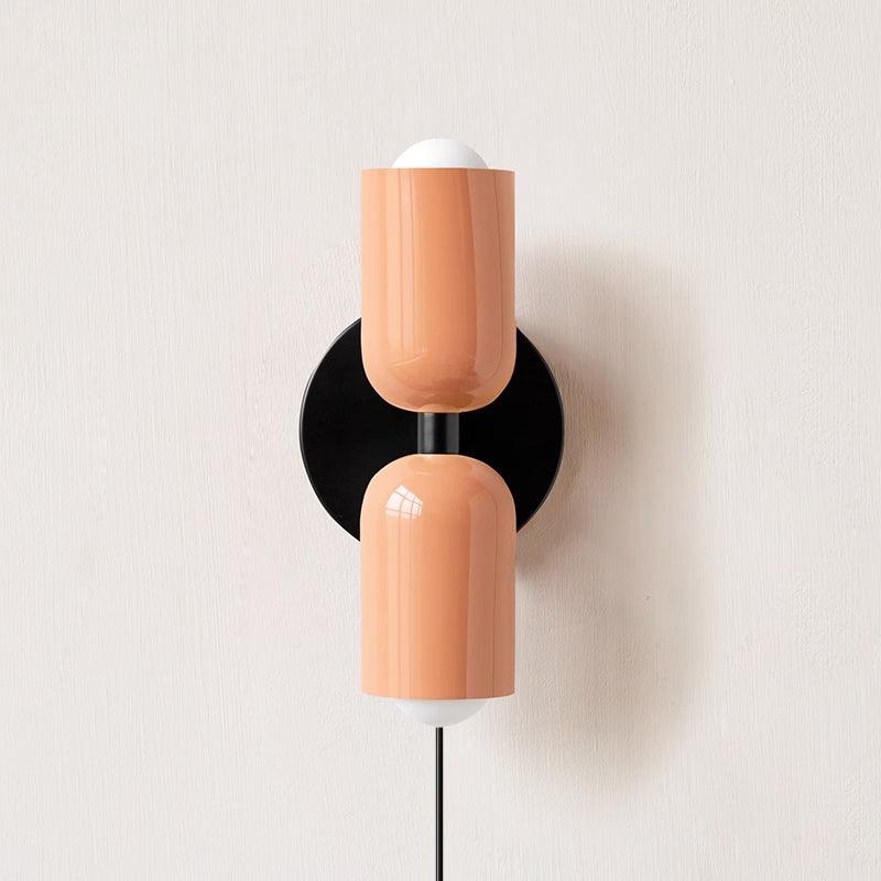 Couleur Dubbel Plug-In Vägglampa