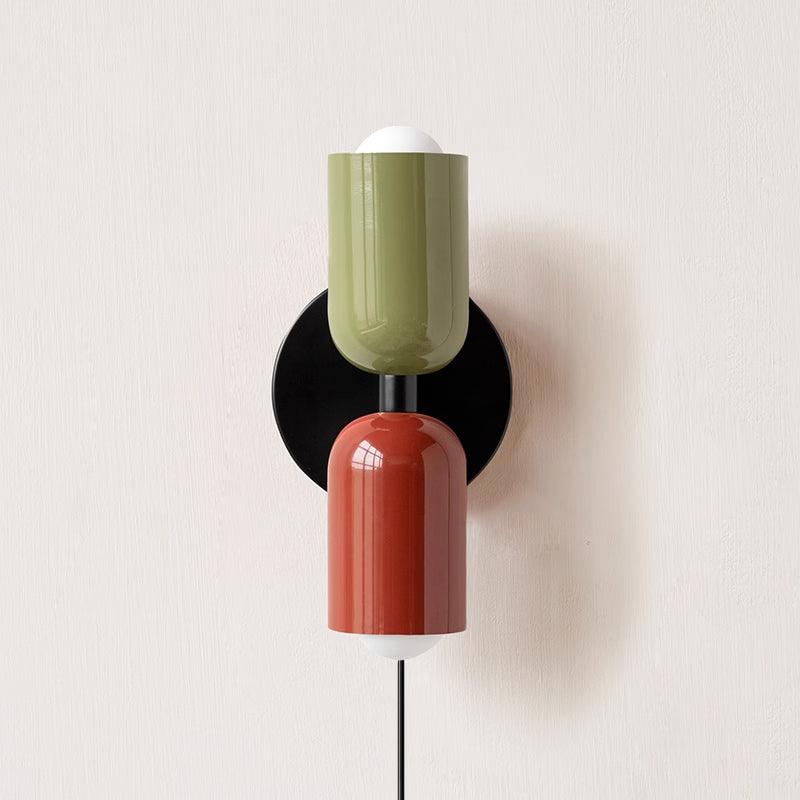 Couleur Dubbel Plug-In Vägglampa