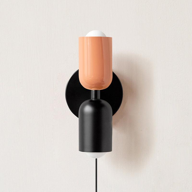 Couleur Dubbel Plug-In Vägglampa