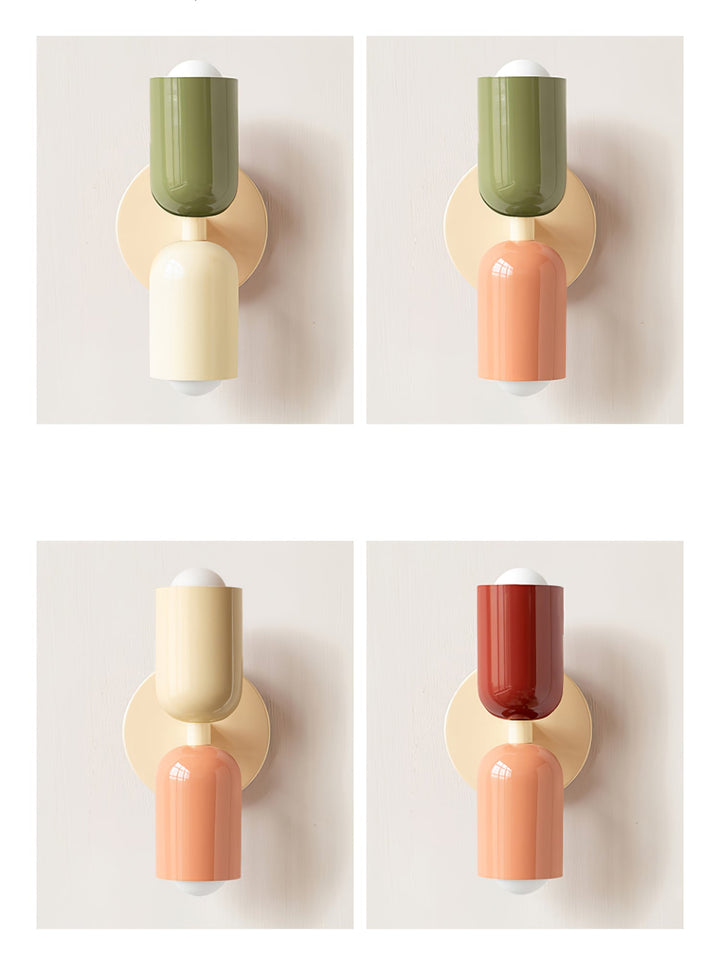 Couleur Dubbel Plug-In Vägglampa