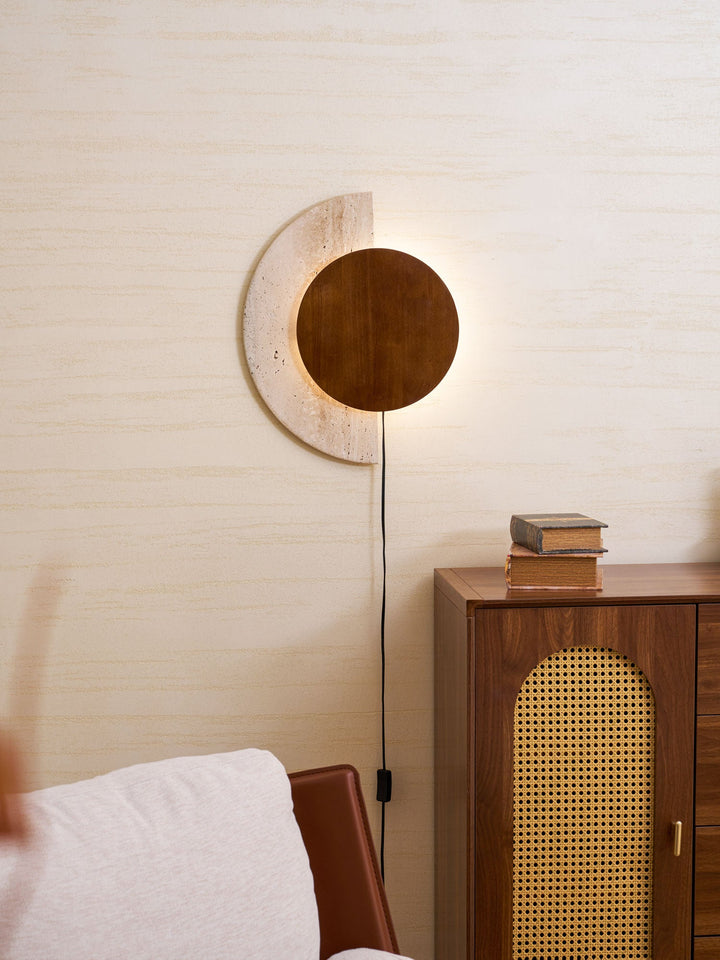 Crescent Halo Vägglampa med Plug-in