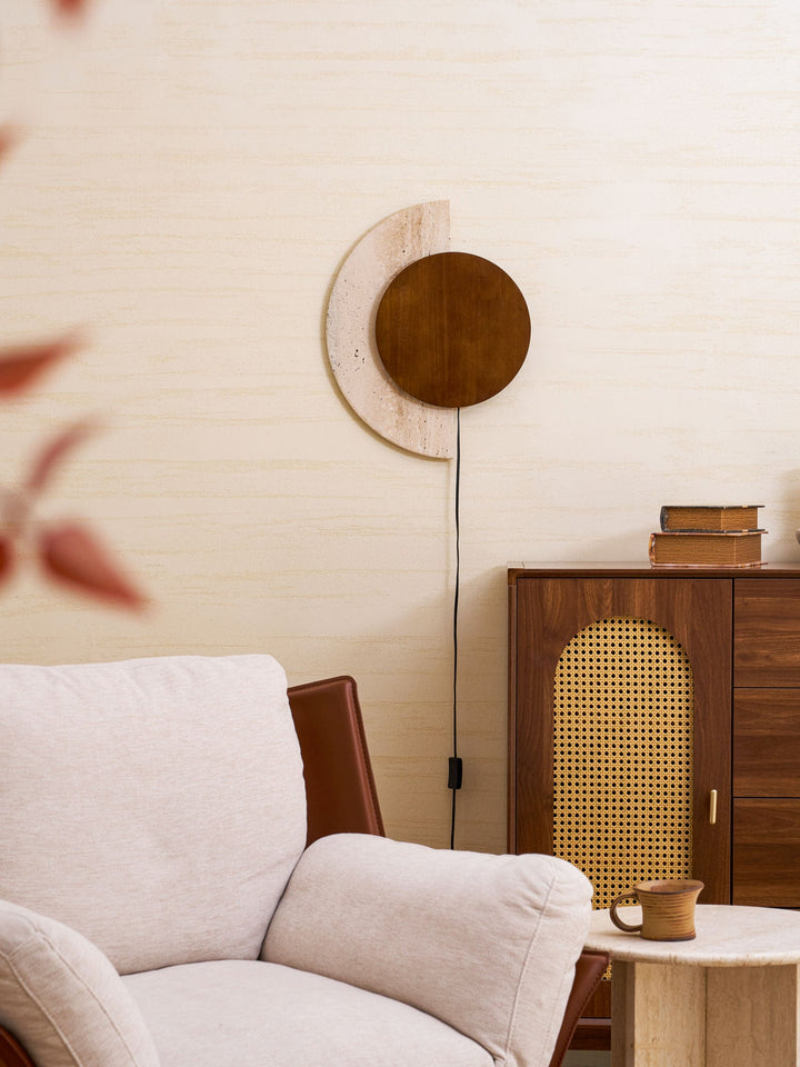 Crescent Halo Vägglampa med Plug-in