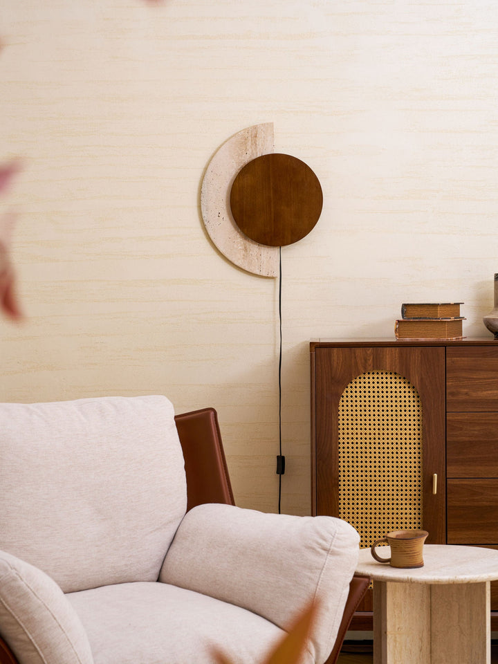 Crescent Halo Vägglampa med Plug-in