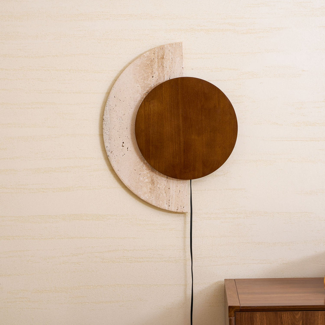 Crescent Halo Vägglampa med Plug-in
