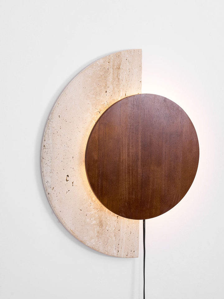 Crescent Halo Vägglampa med Plug-in