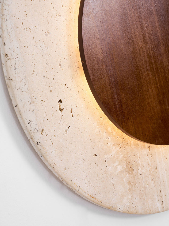 Crescent Halo Vägglampa med Plug-in