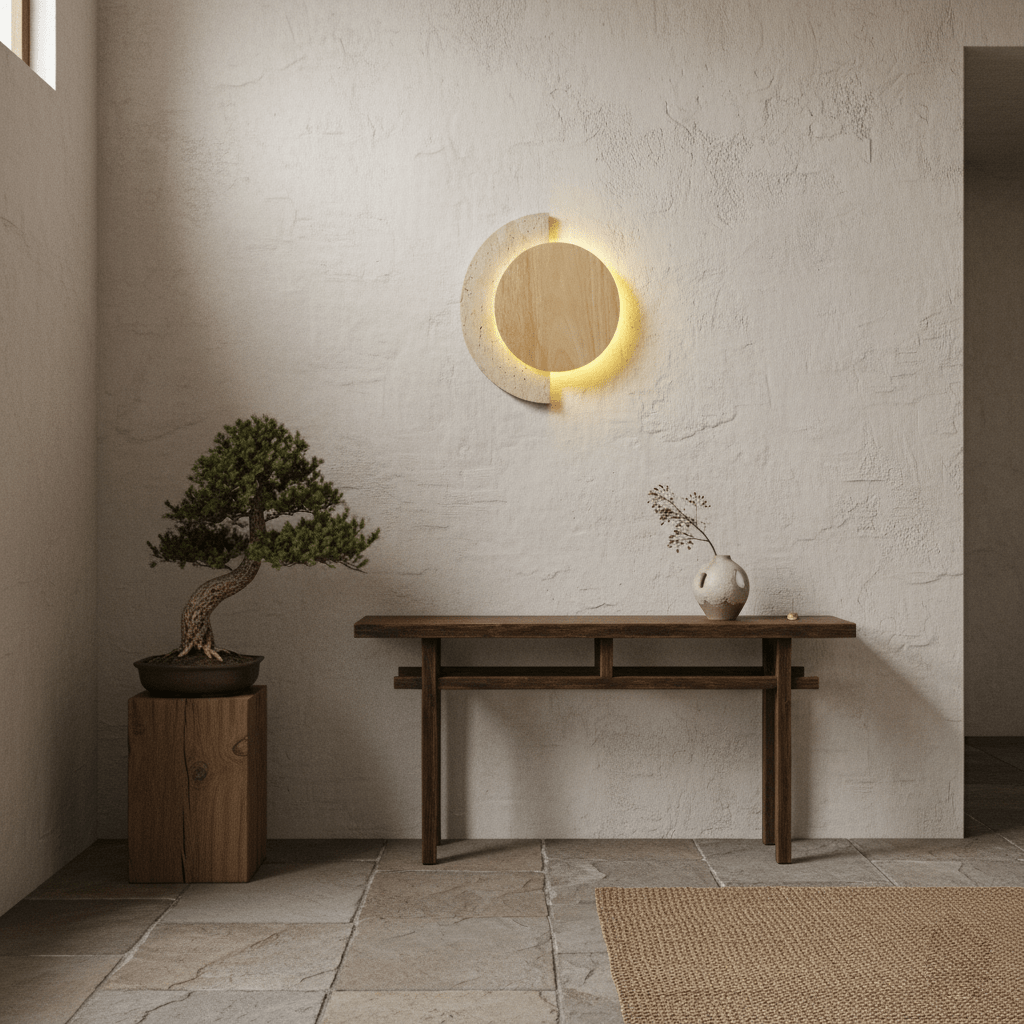 Crescent Halo Vägglampa