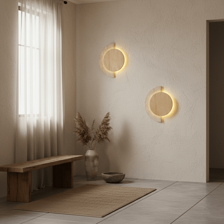 Crescent Halo Vägglampa