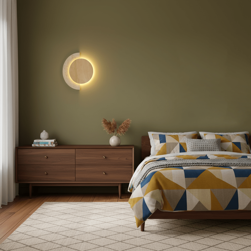Crescent Halo Vägglampa