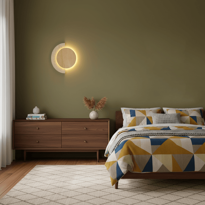 Crescent Halo Vägglampa