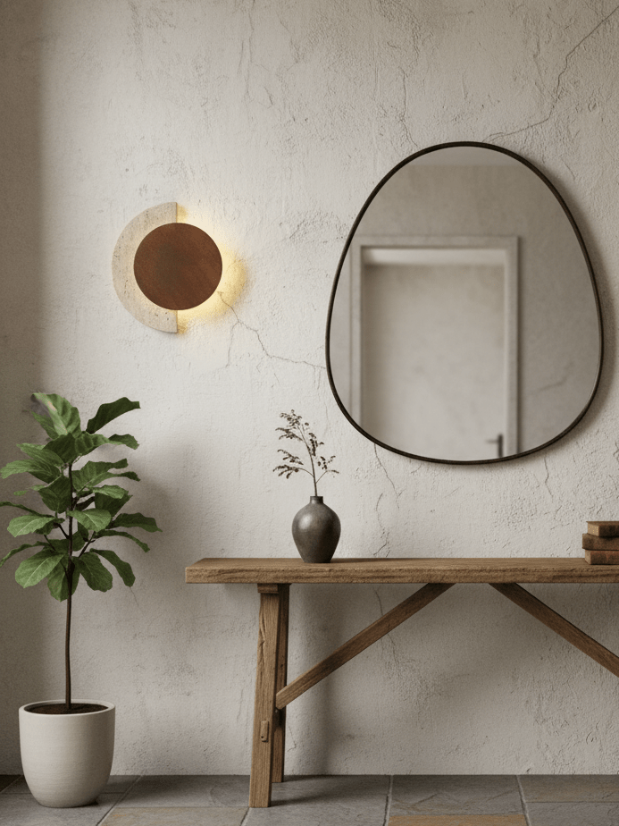 Crescent Halo Vägglampa