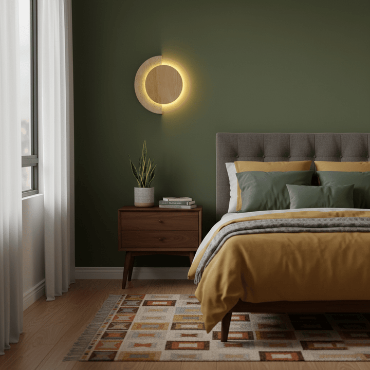 Crescent Halo Vägglampa