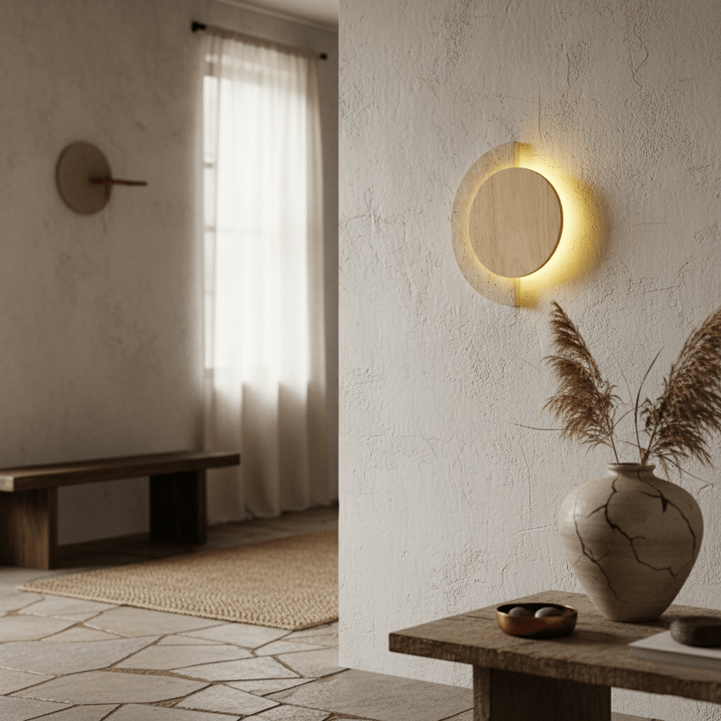 Crescent Halo Vägglampa