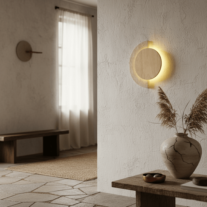 Crescent Halo Vägglampa