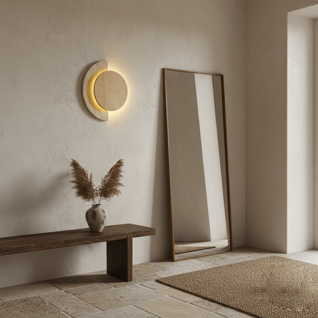Crescent Halo Vägglampa