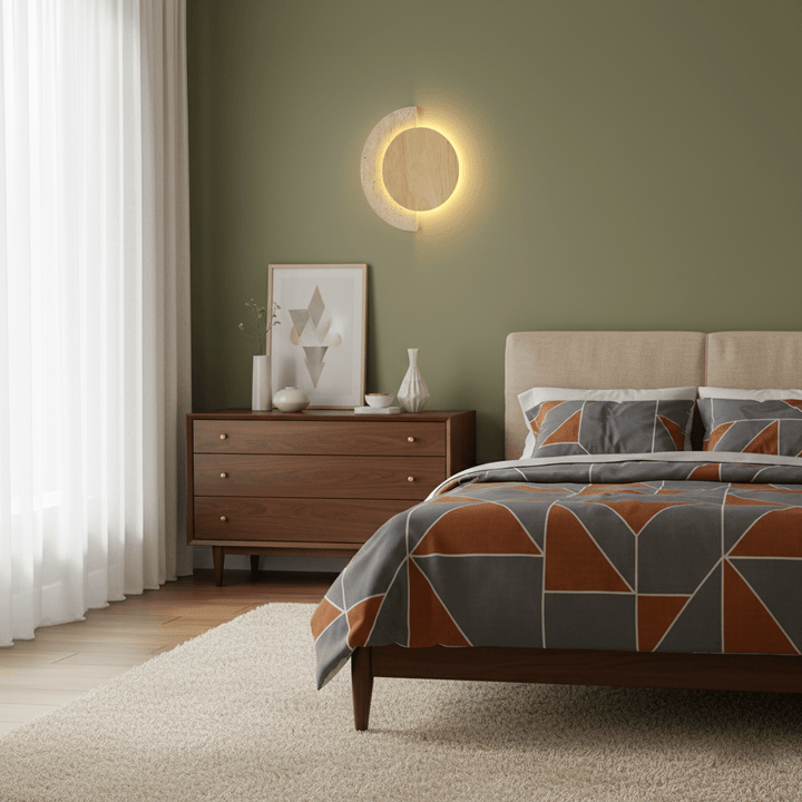Crescent Halo Vägglampa
