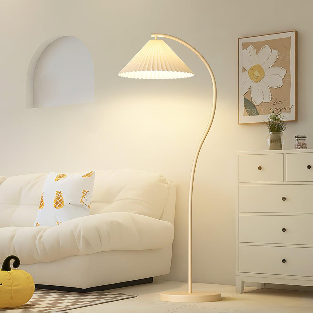 Crescini Plisserad Golvlampa