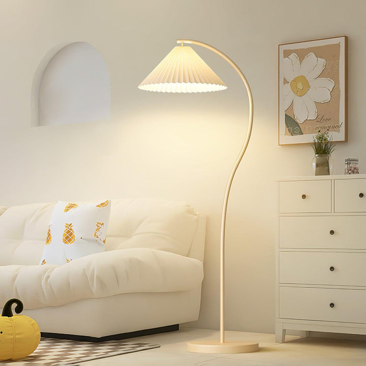 Crescini Plisserad Golvlampa