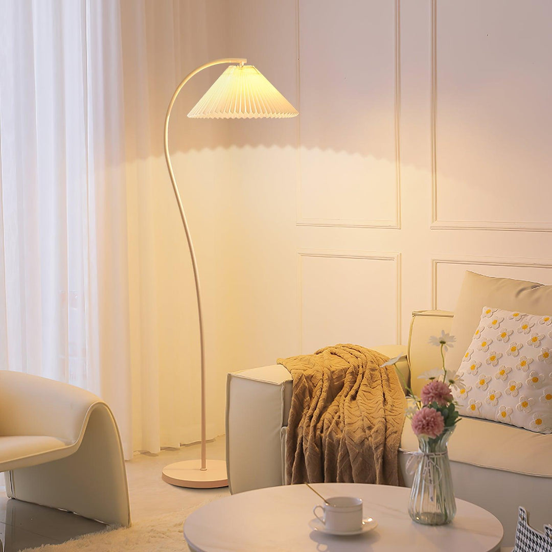 Crescini Plisserad Golvlampa