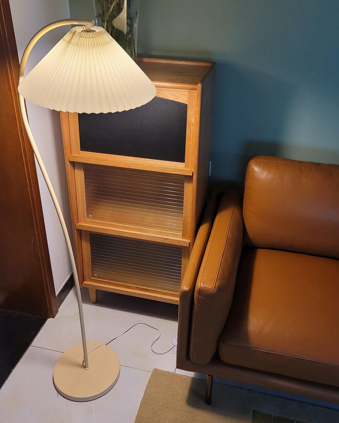 Crescini Plisserad Golvlampa