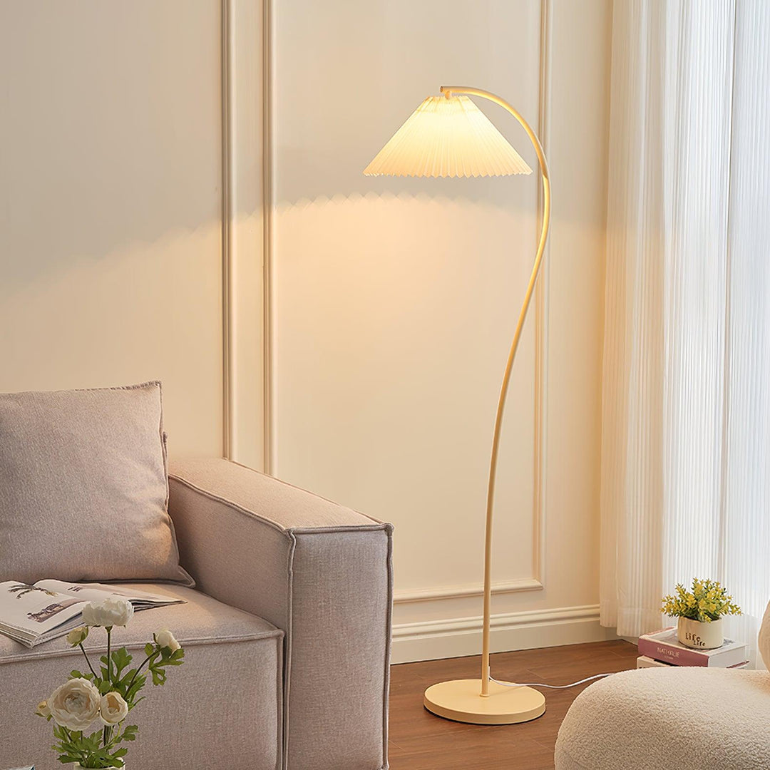 Crescini Plisserad Golvlampa