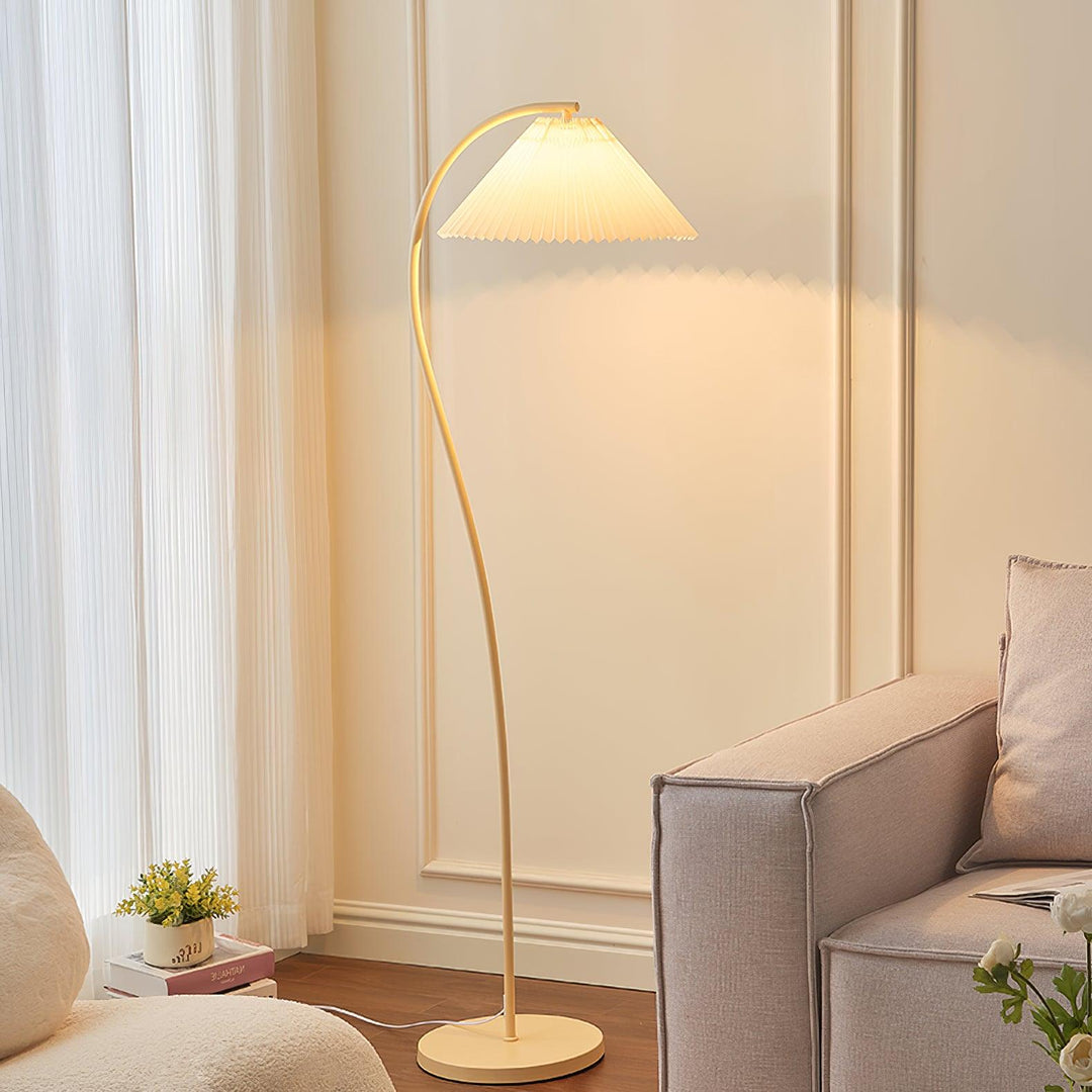 Crescini Plisserad Golvlampa