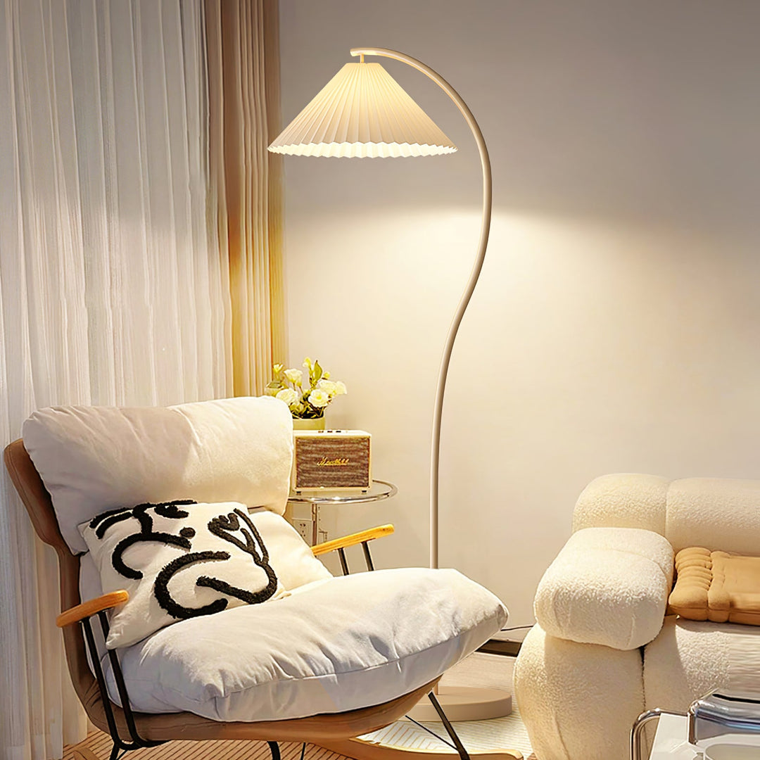 Crescini Plisserad Golvlampa