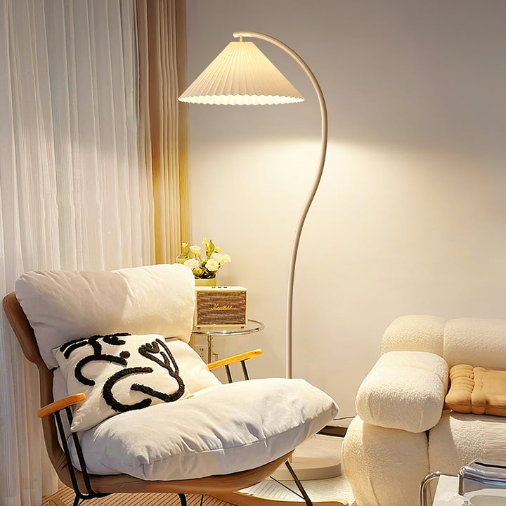 Crescini Plisserad Golvlampa