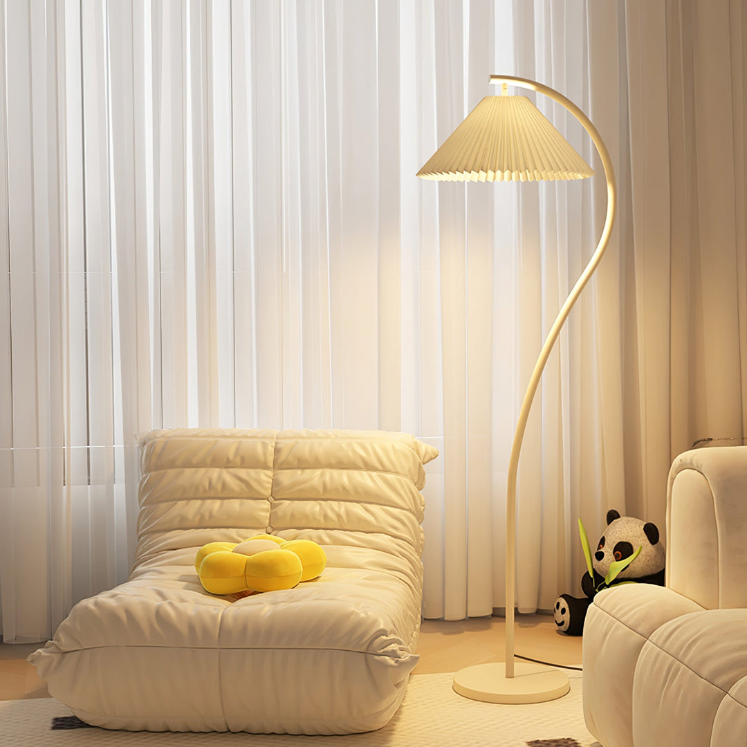 Crescini Plisserad Golvlampa