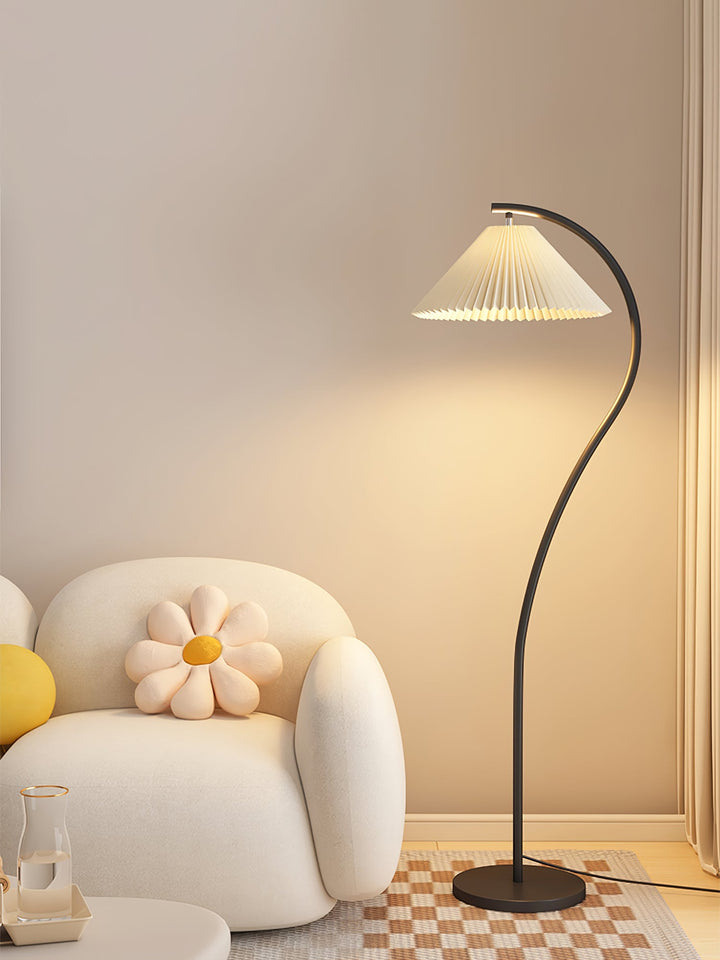 Crescini Plisserad Golvlampa