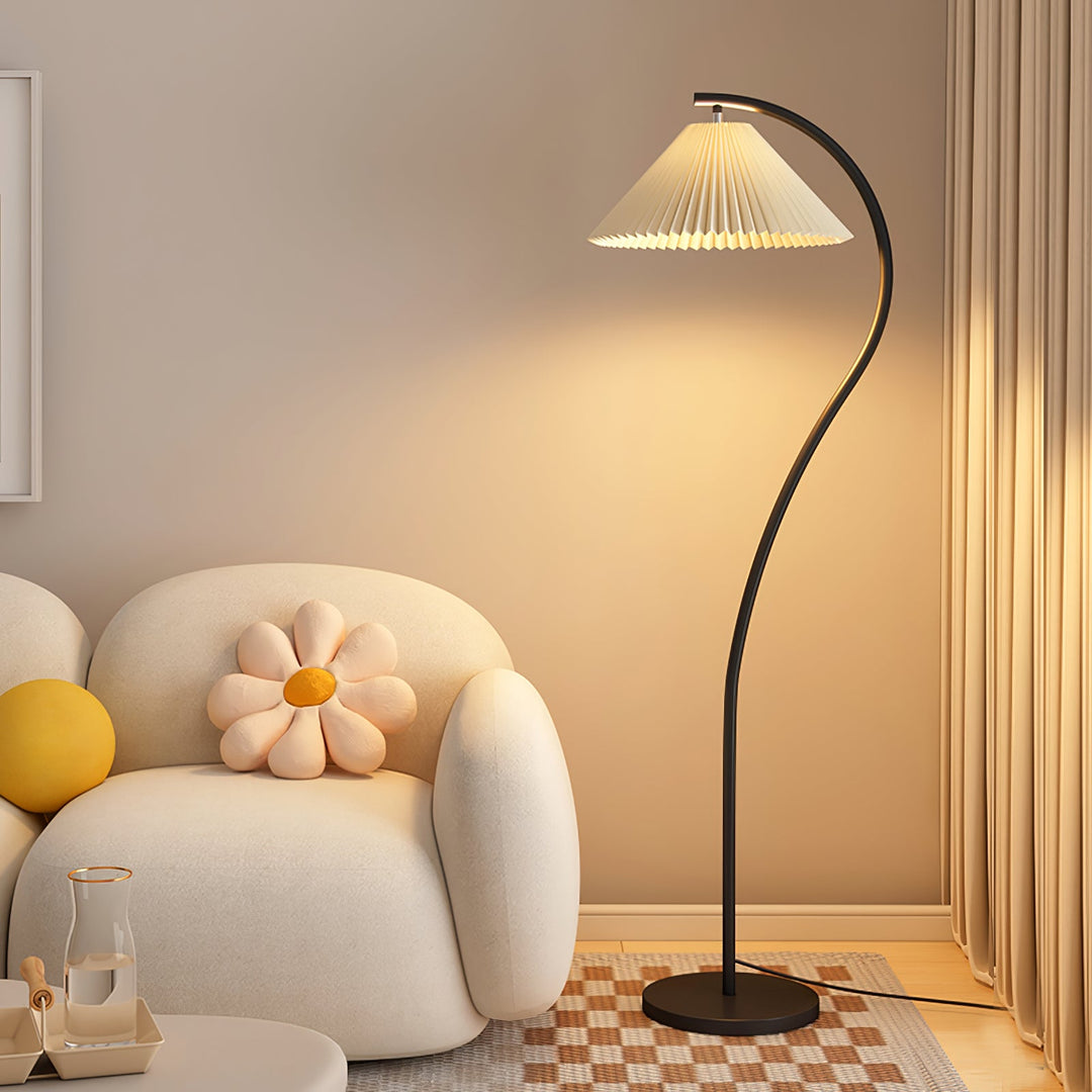 Crescini Plisserad Golvlampa