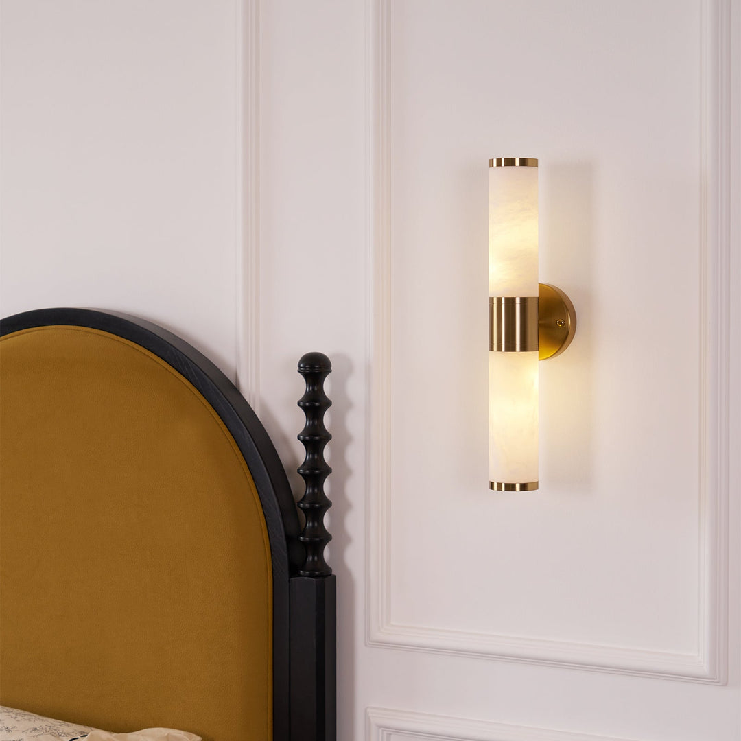 Lampatron Alabaster Vägglampa