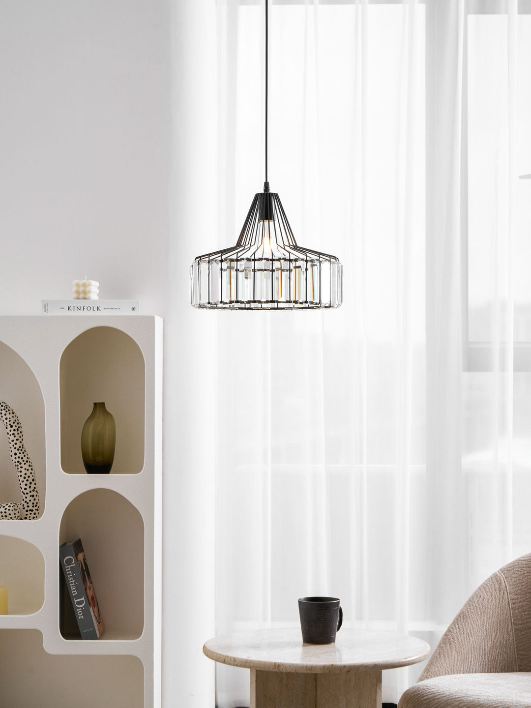 Kristalltrumma Hänglampa