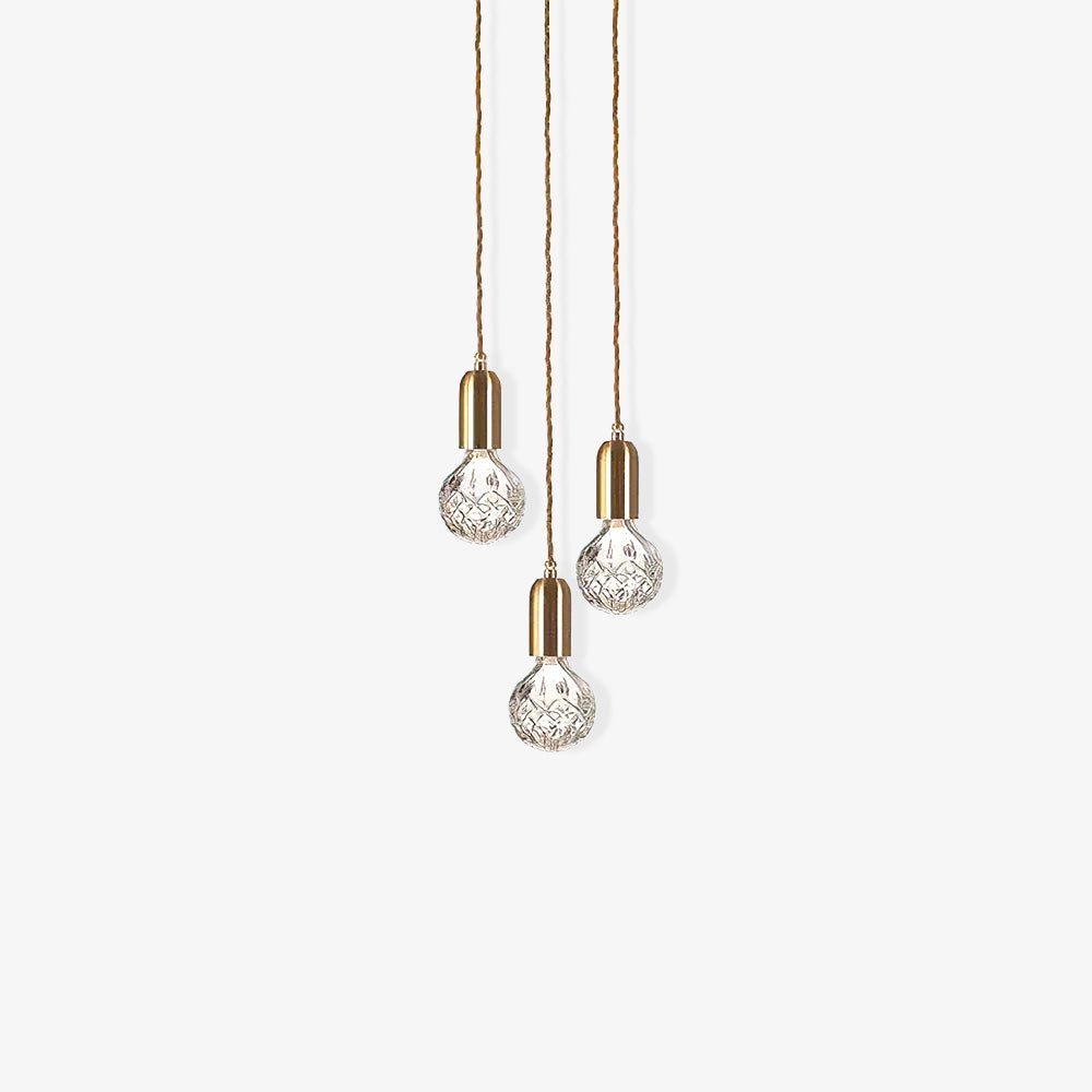 Kristallampa LED Hängande Lampa