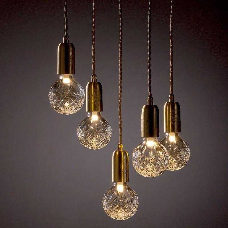 Kristallampa LED Hängande Lampa