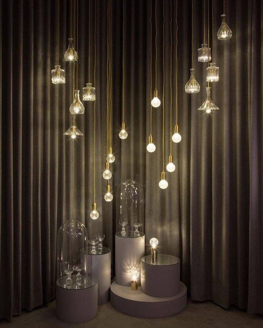 Kristallampa LED Hängande Lampa