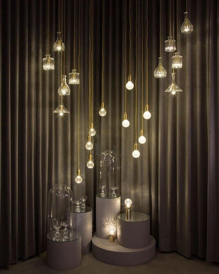 Kristallampa LED Hängande Lampa